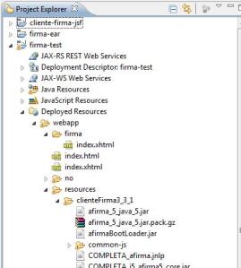 Estructura para Descarga del Cliente @Firma
